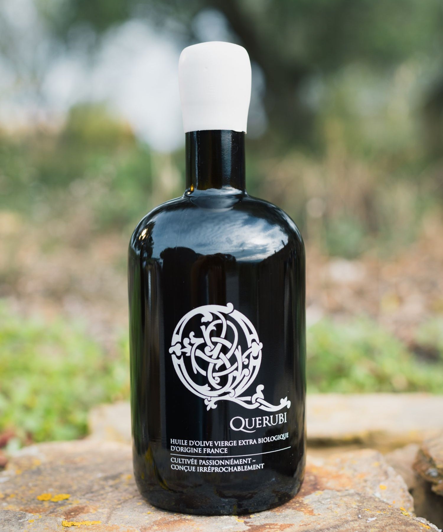 Querubi 500ml organic extra virgin olive oil bottle from the 2025 harvest